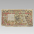 West African States BCEAO 10000 Francs vintage banknote obverse