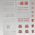 Warhammer 40K Epic Space Marine Vintage 1991 Vehicle & Infantry Lot