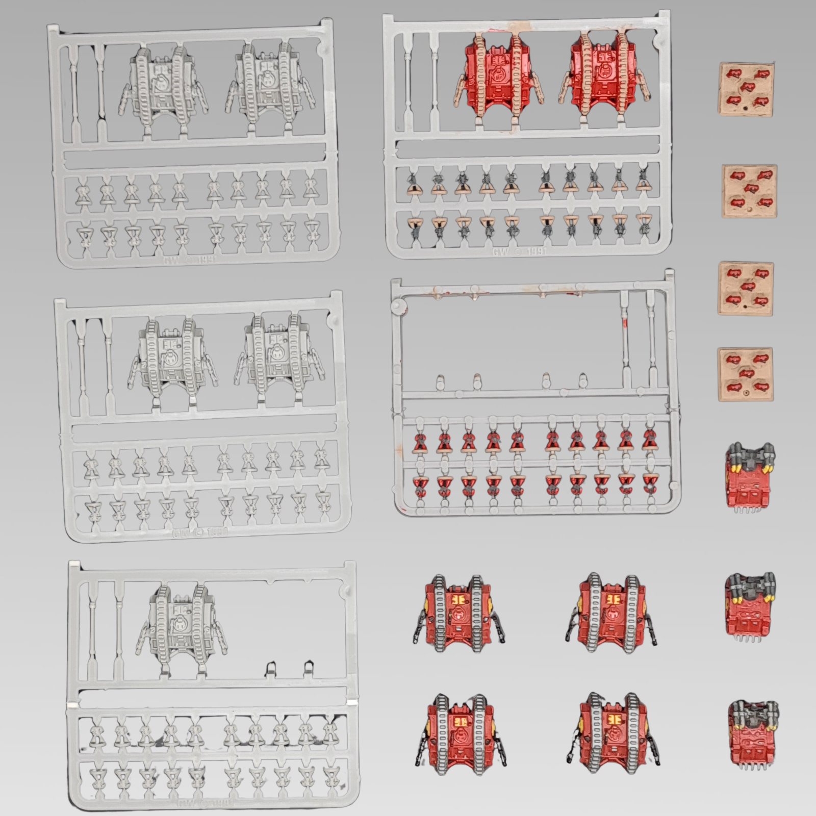 Warhammer 40K Epic Space Marine Vintage 1991 Vehicle & Infantry Lot