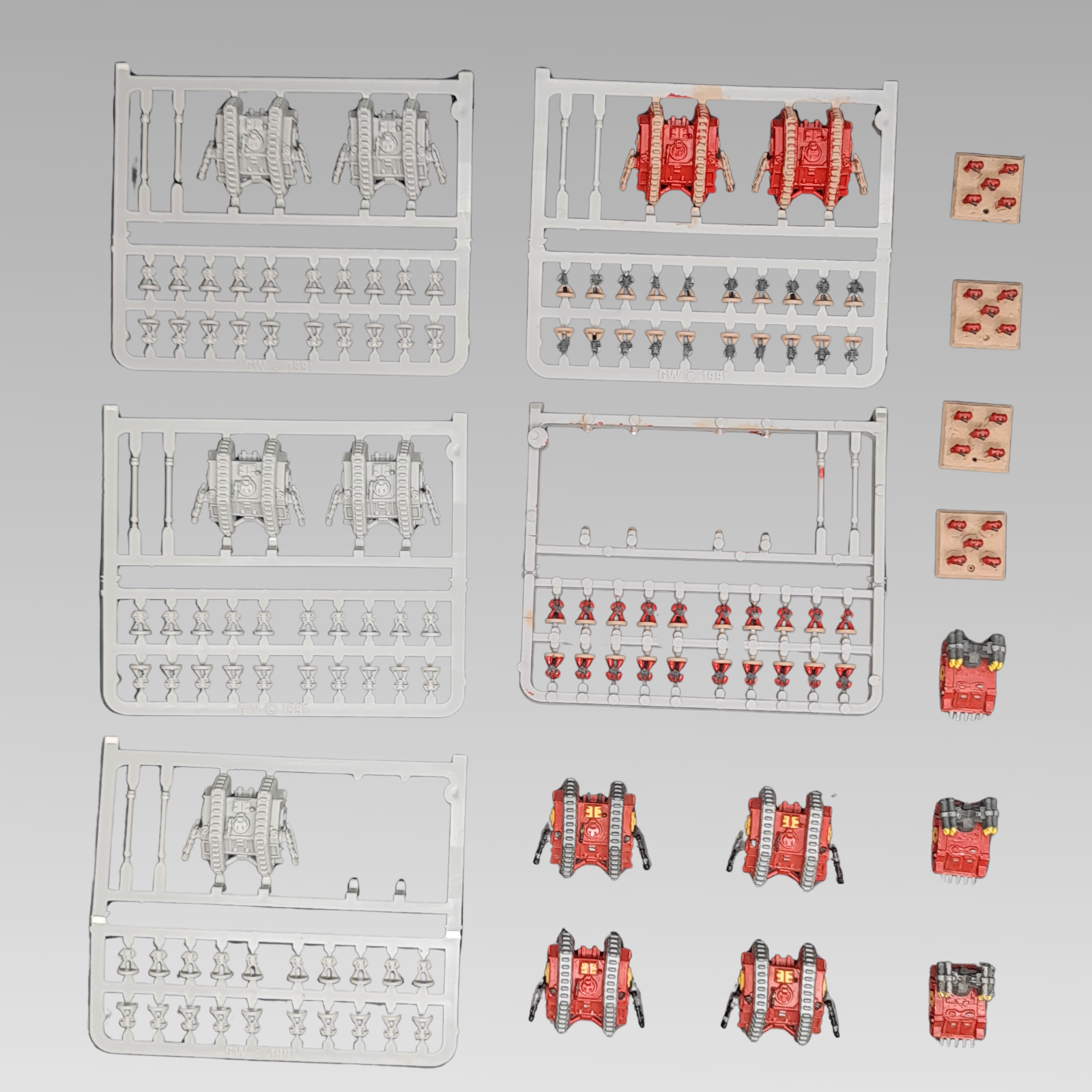 Warhammer 40K Epic Space Marine Vintage 1991 Vehicle & Infantry Lot