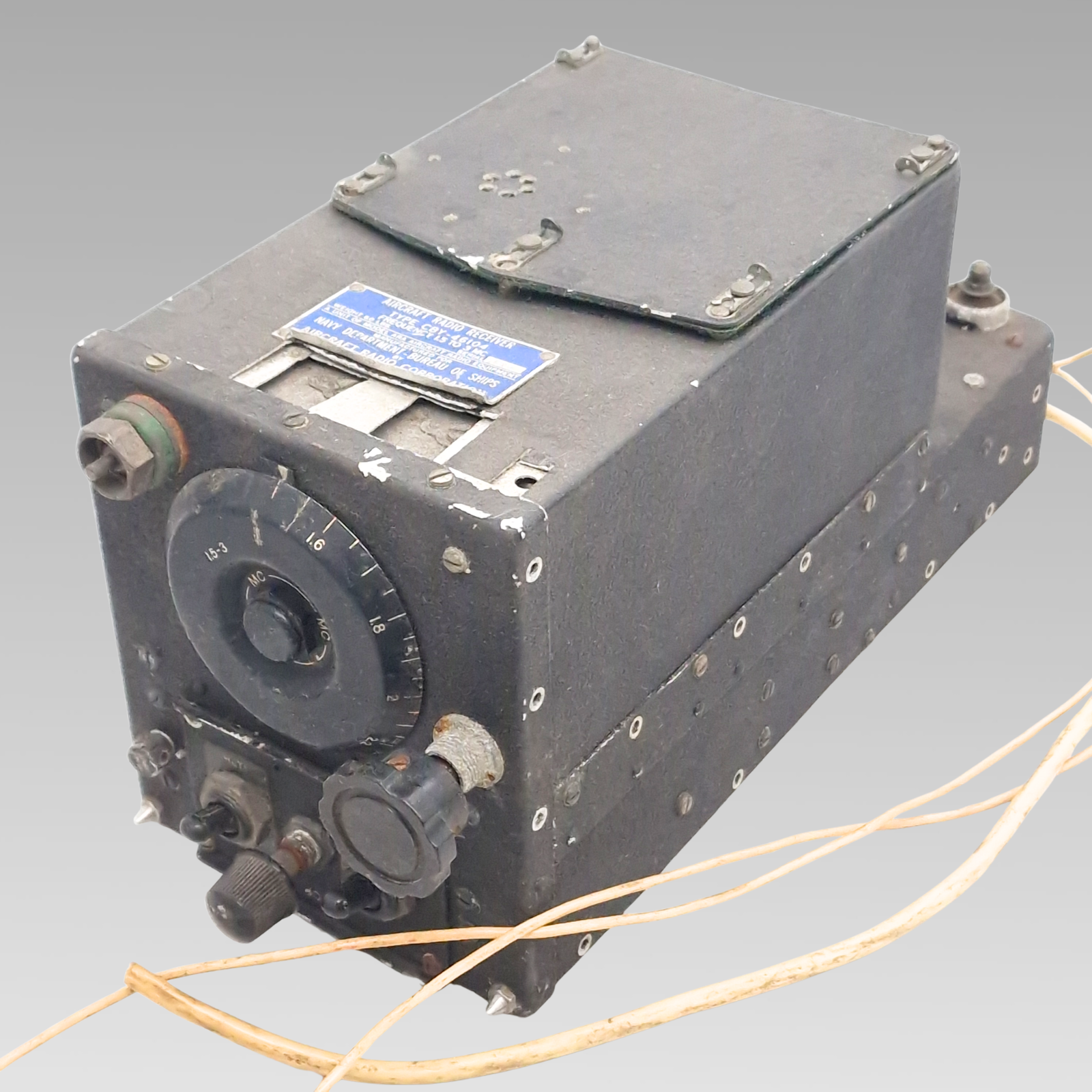 WWII US Navy CBY-46104 Aircraft Radio Receiver 1942