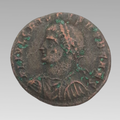 Roman Constantine II AE Nummus Camp Gate Coin AD 324-329 17mm