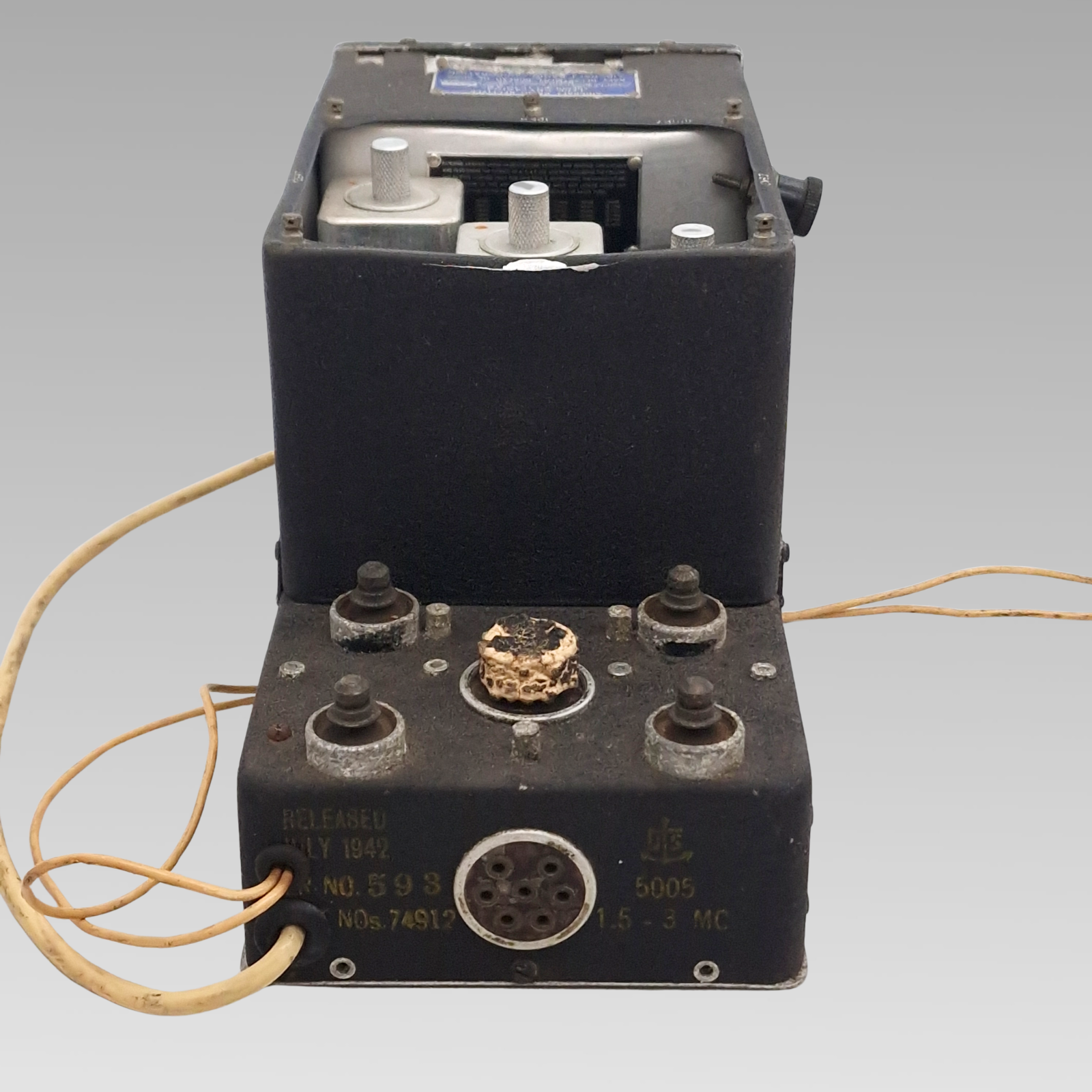 WWII US Navy CBY-46104 Aircraft Radio Receiver 1942