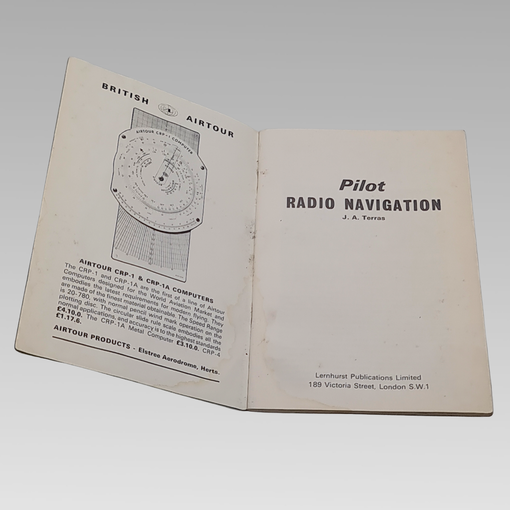 Pilot Radio Navigation J.A. Terras Aviation Paperback Learnhurst Guide