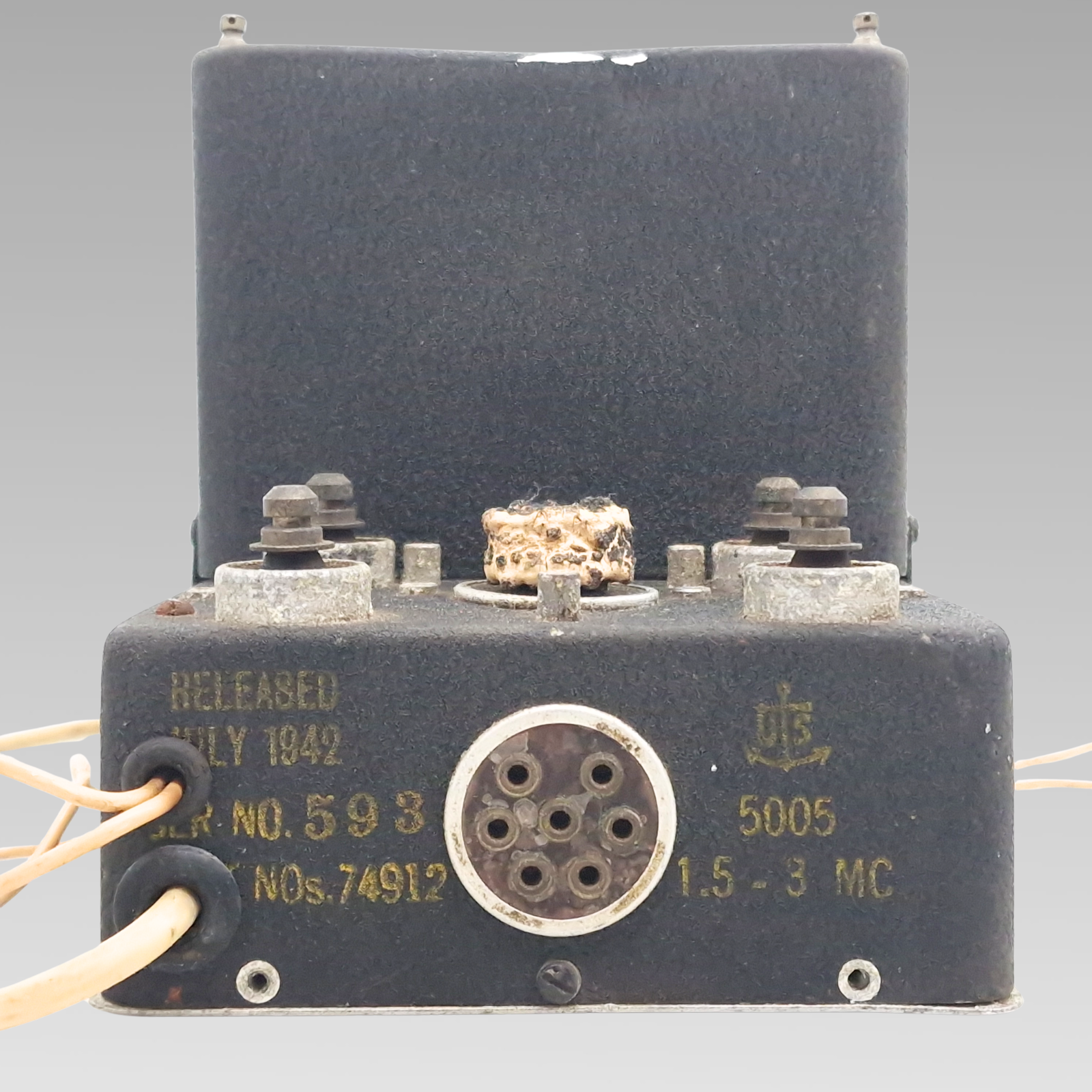 WWII US Navy CBY-46104 Aircraft Radio Receiver 1942