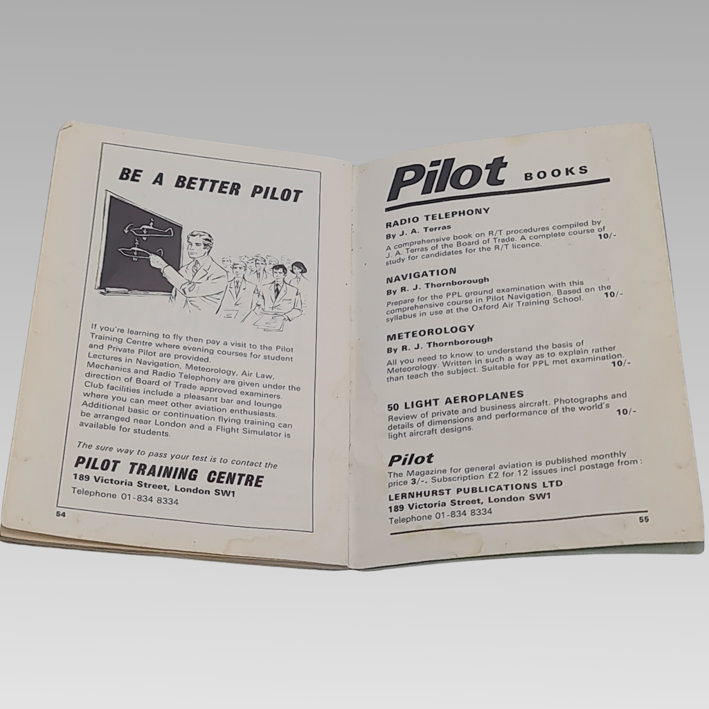 Pilot Radio Navigation J.A. Terras Aviation Paperback Learnhurst Guide