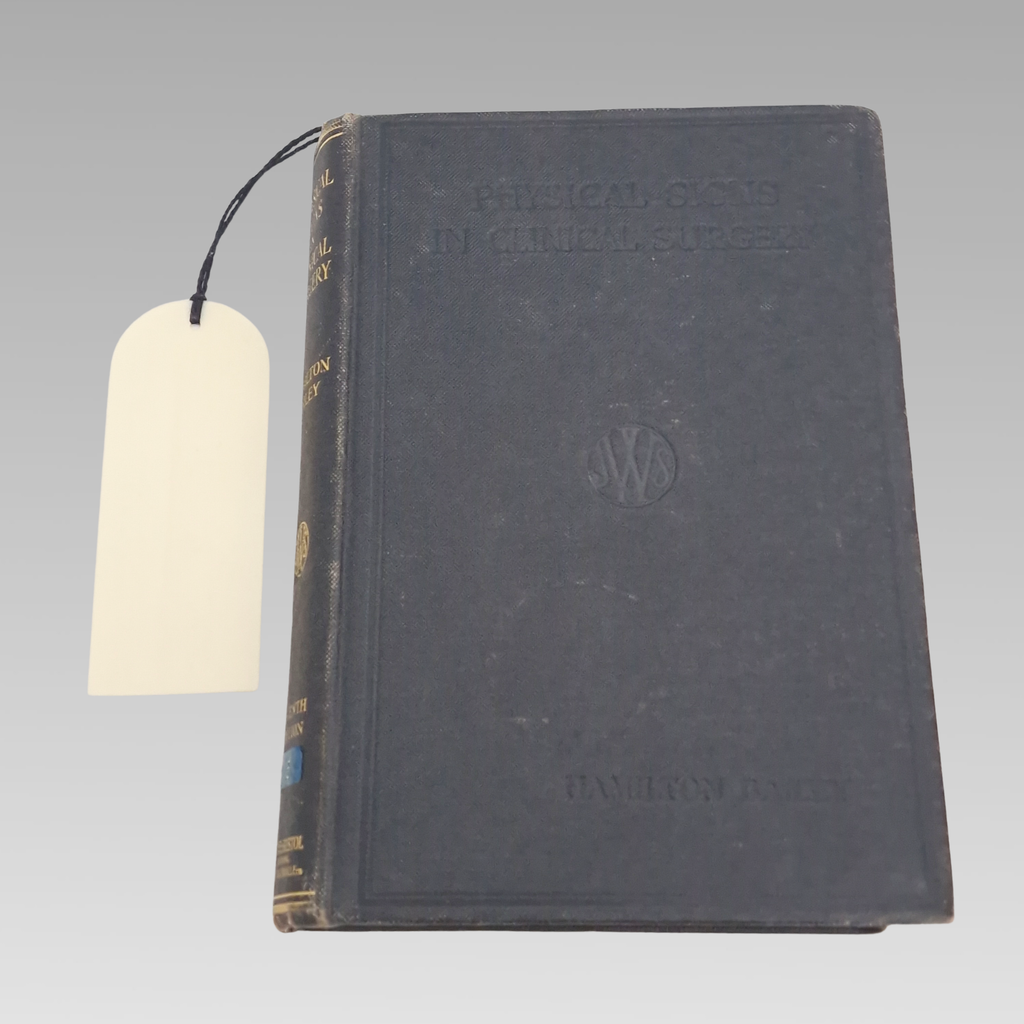 1940 Hamilton Bailey Physical Signs in Clinical Surgery 7th Ed