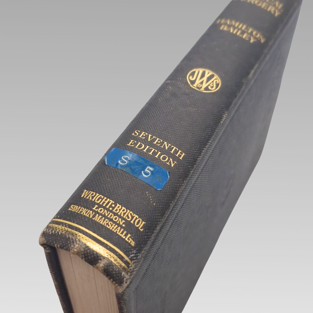 1940 Hamilton Bailey Physical Signs in Clinical Surgery 7th Ed