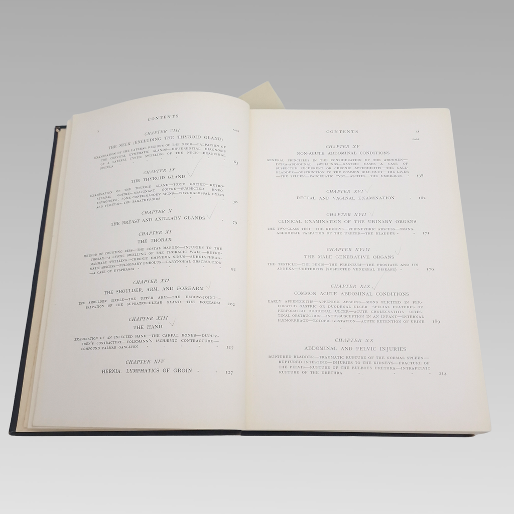 1940 Hamilton Bailey Physical Signs in Clinical Surgery 7th Ed