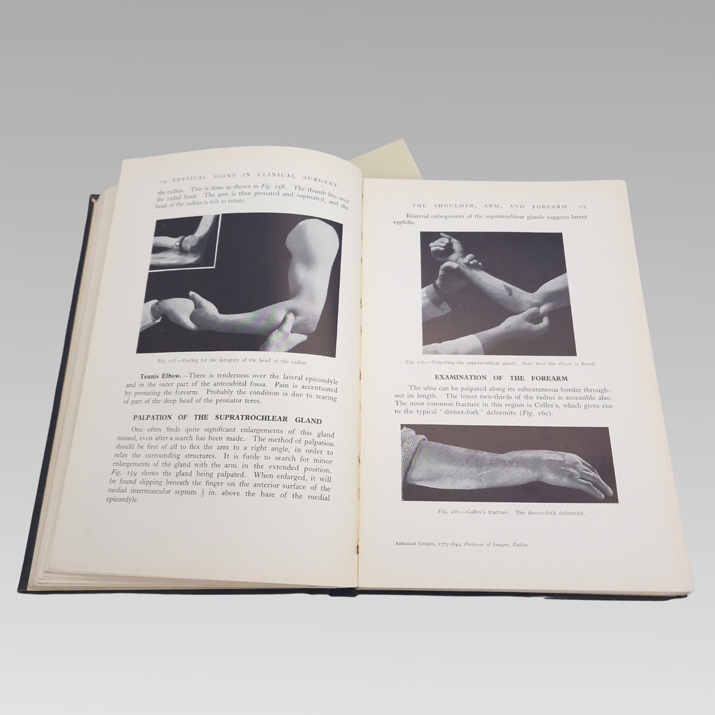 1940 Hamilton Bailey Physical Signs in Clinical Surgery 7th Ed