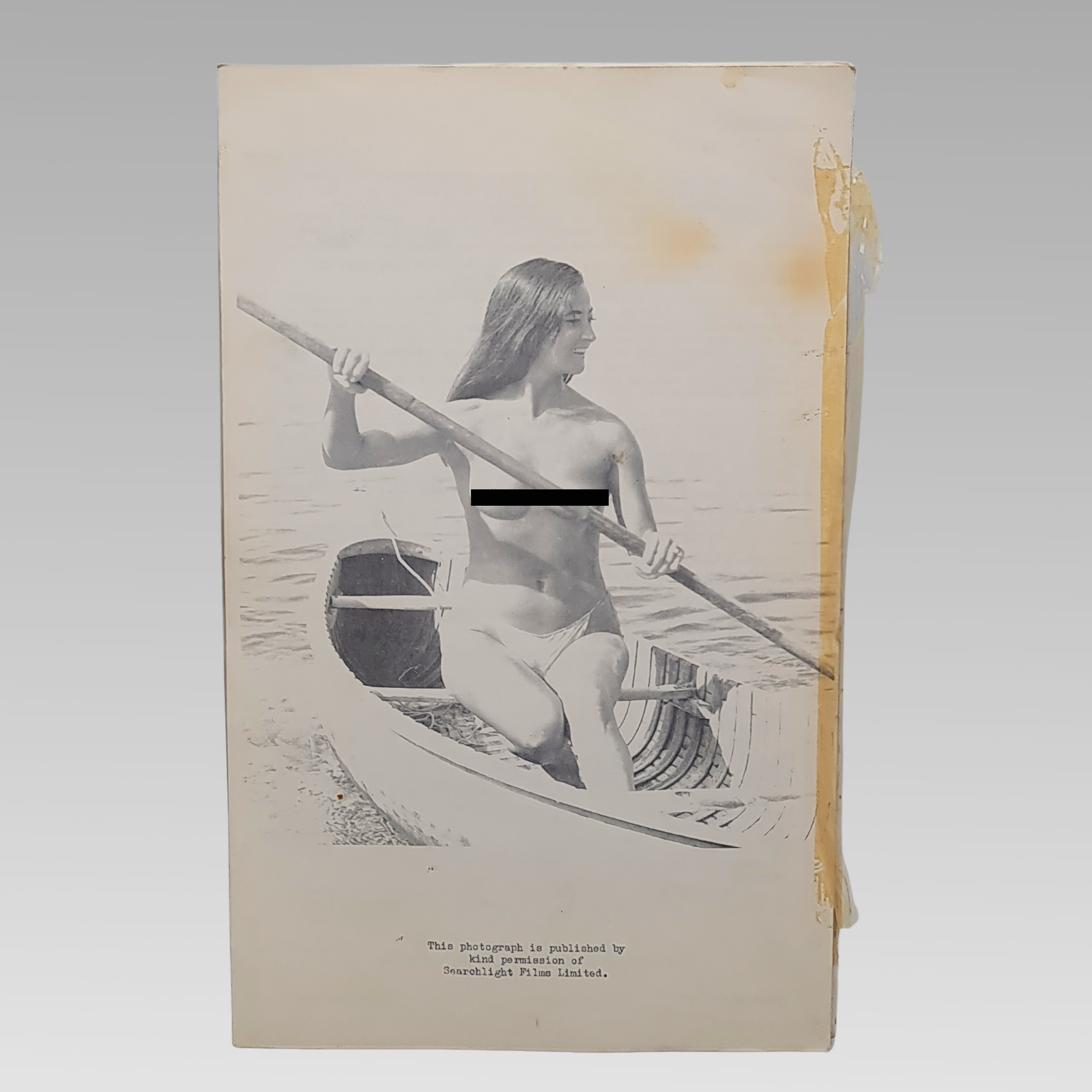 Rear cover with promotional photograph and publication credit.
