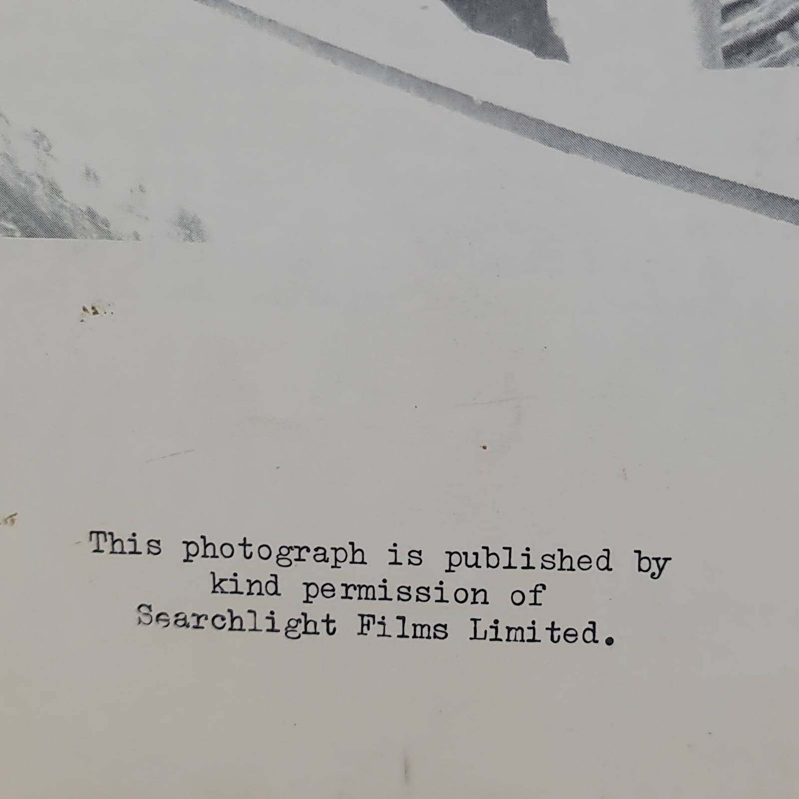 Close-up showing the rear cover publication credit.