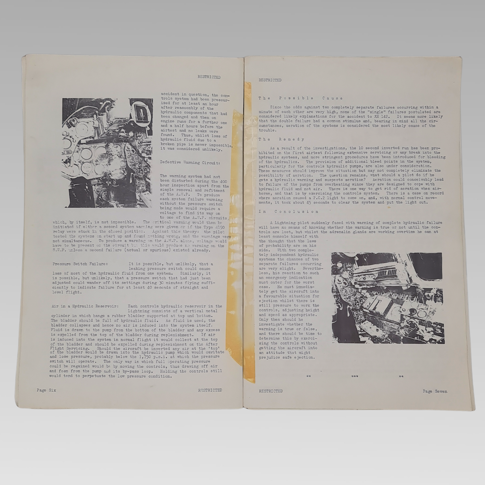 RAF Flight Safety Fighter Command Review August 1963 Restricted Magazine
