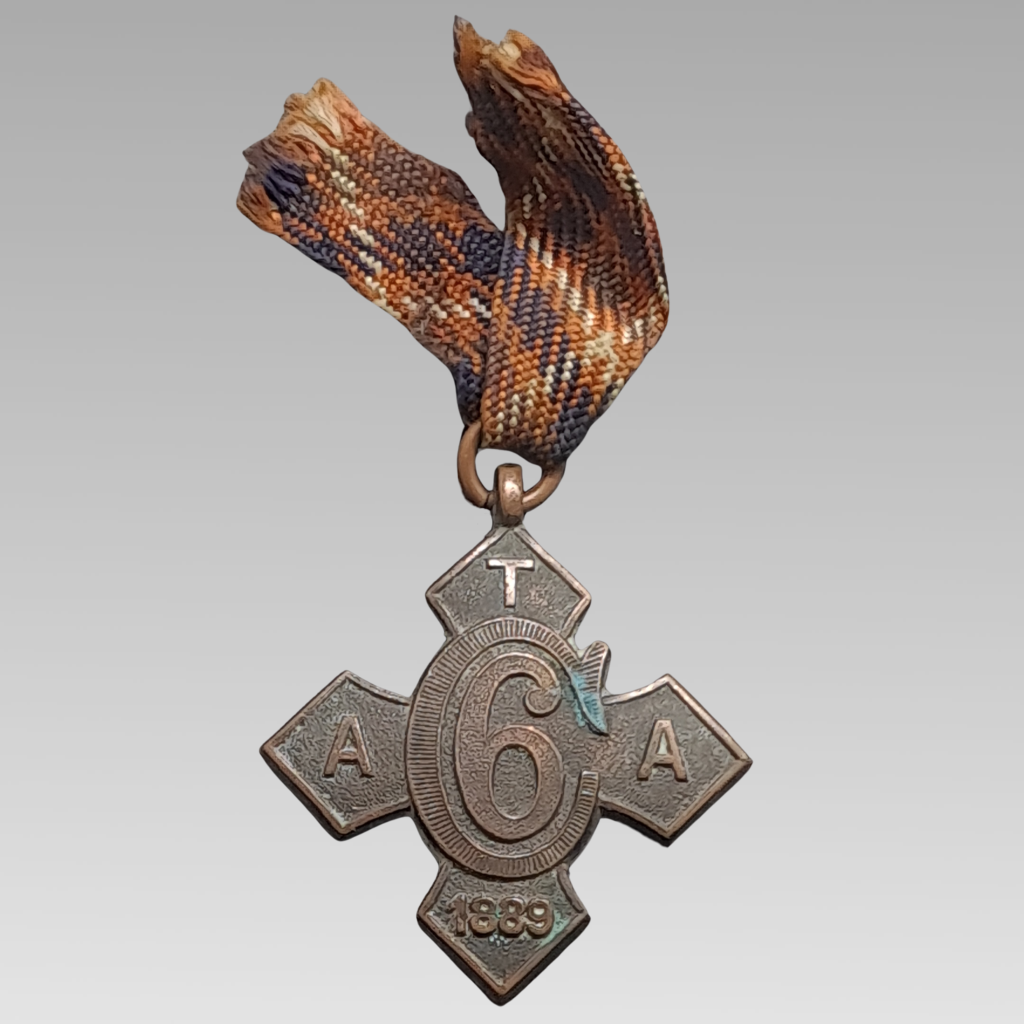 1889 Army Temperance Association Medal Bronze Cross ATA