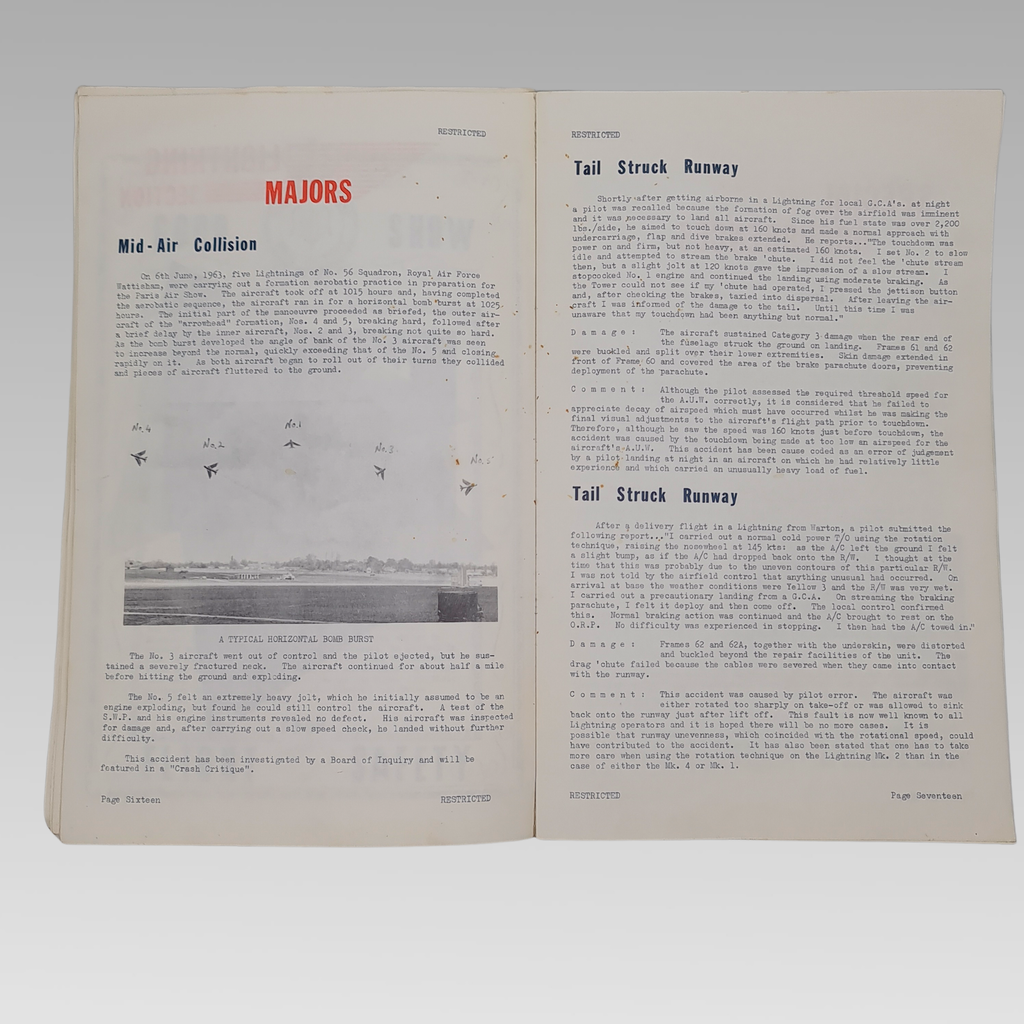 Technical pages covering hydraulic systems, navigation and operational flight safety.