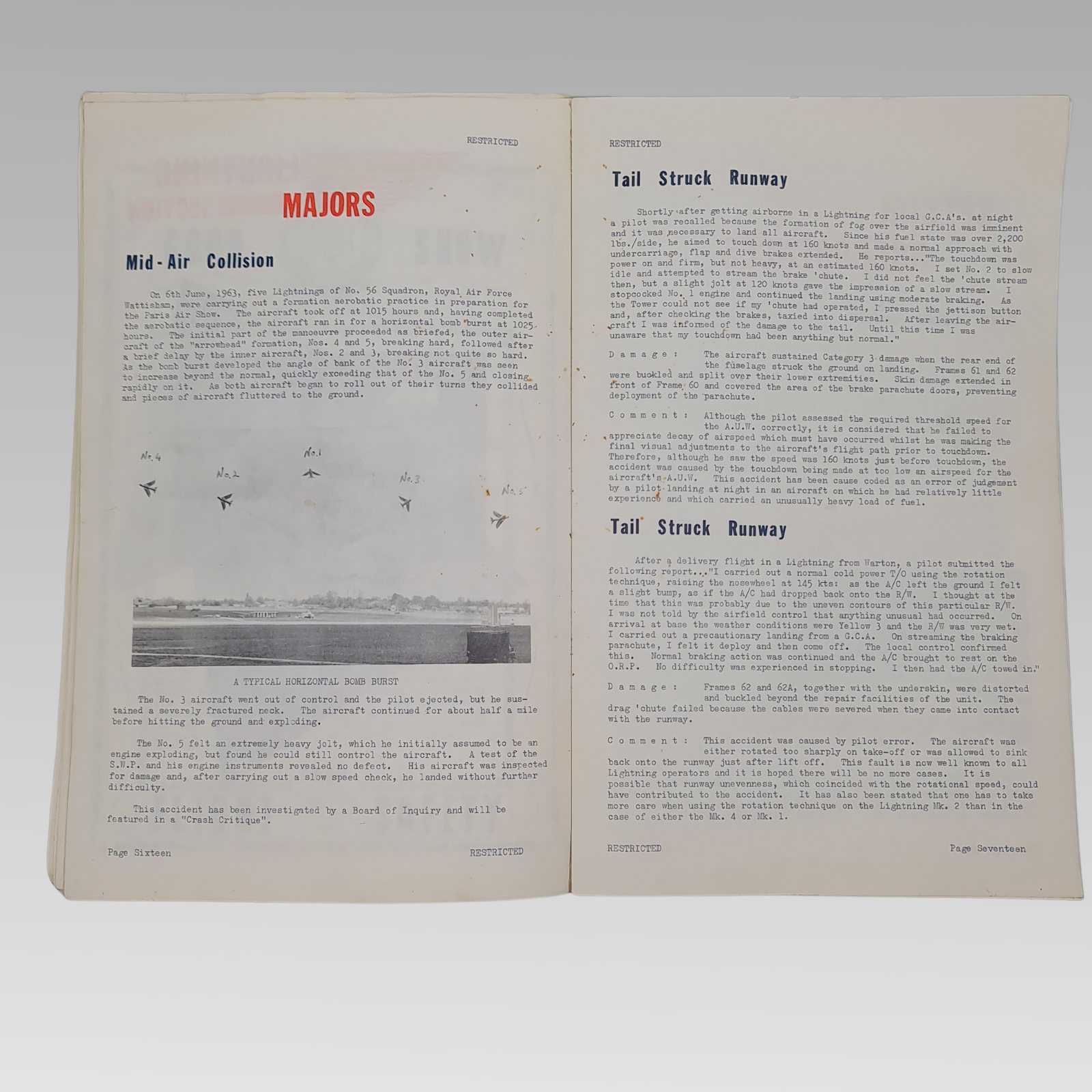 Technical pages covering hydraulic systems, navigation and operational flight safety.