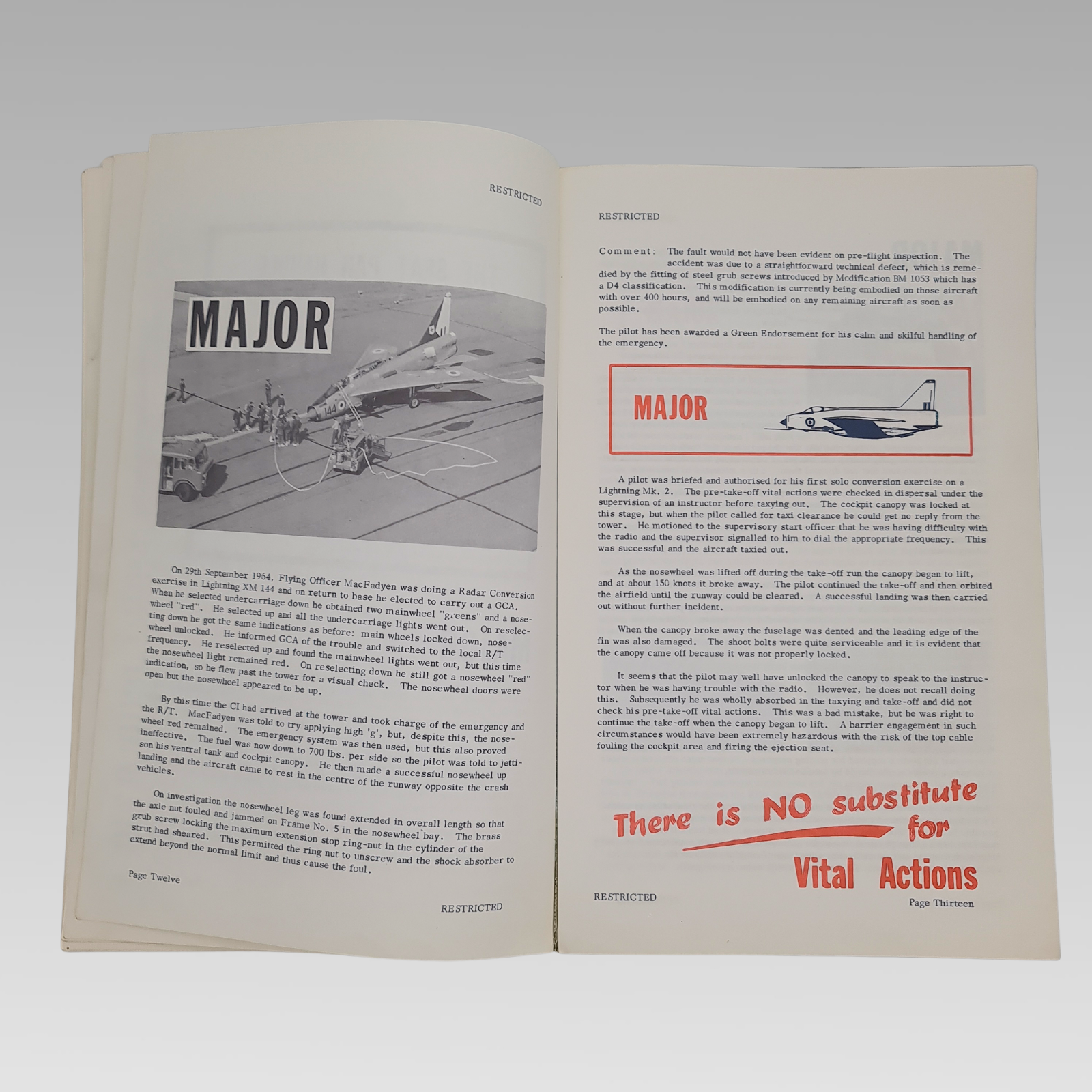 RAF Flight Safety Fighter Command Review Nov Dec 1964 Christmas Issue