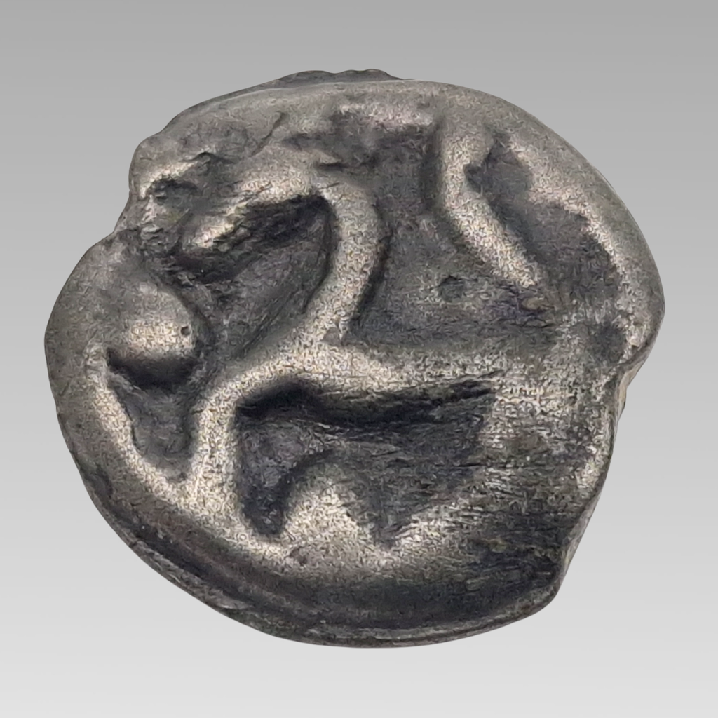 Celtic Gaul Senones Potin Unit Ancient Coin c.100-50 BC 17mm