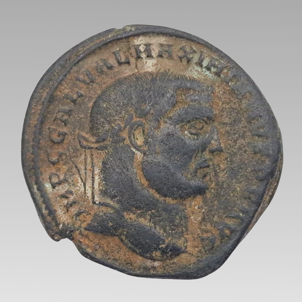 Galerius Roman Follis VIRTVS EXERCITVS Antioch AD 307-309