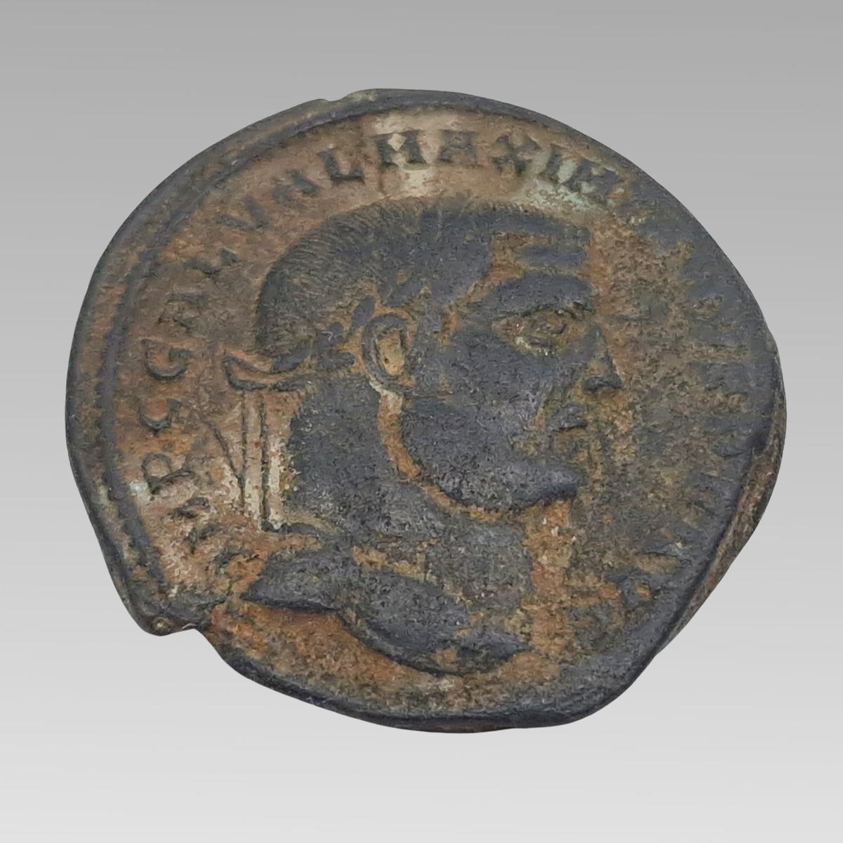 Galerius Roman Follis VIRTVS EXERCITVS Antioch AD 307-309