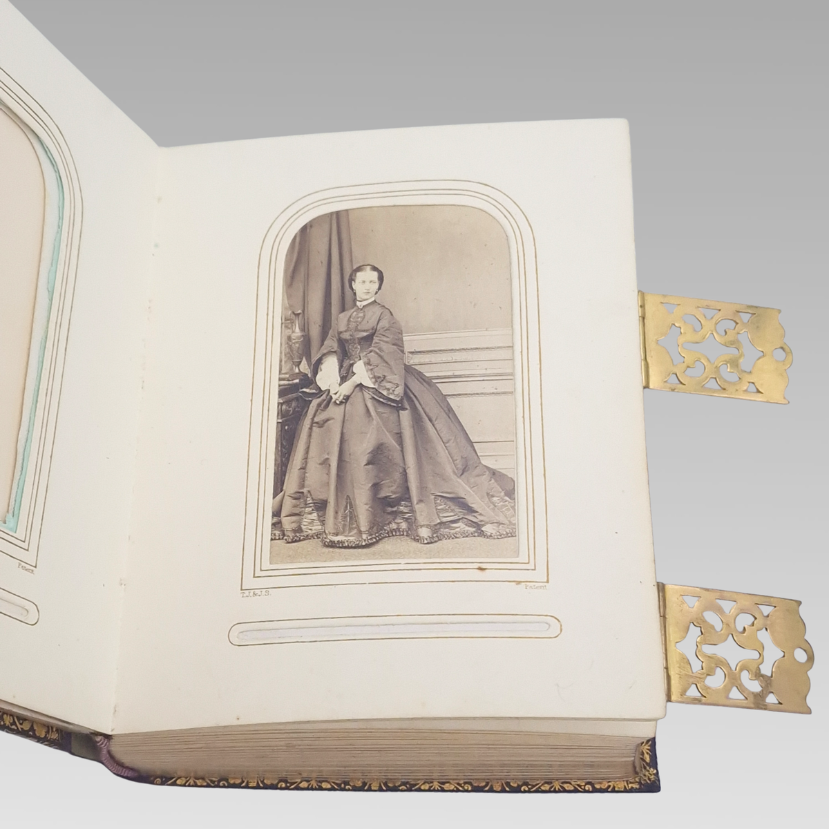 Victorian CDV Photo Album c1860s-1880s 37 Portrait Photographs