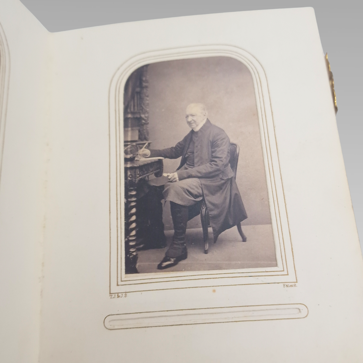 Victorian CDV Photo Album c1860s-1880s 37 Portrait Photographs
