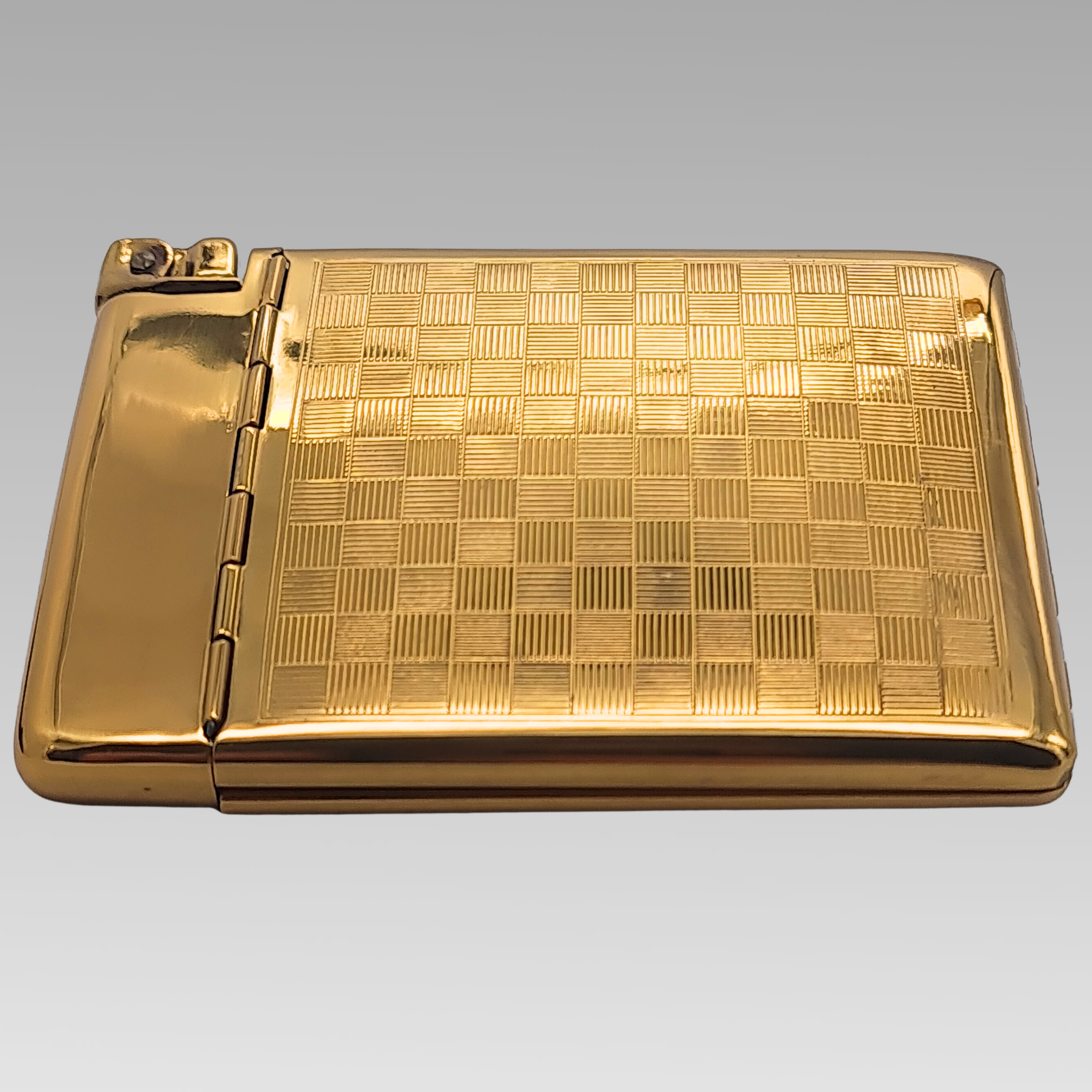 Vintage Royal Caselite Cigarette Case & Lighter Set c1950