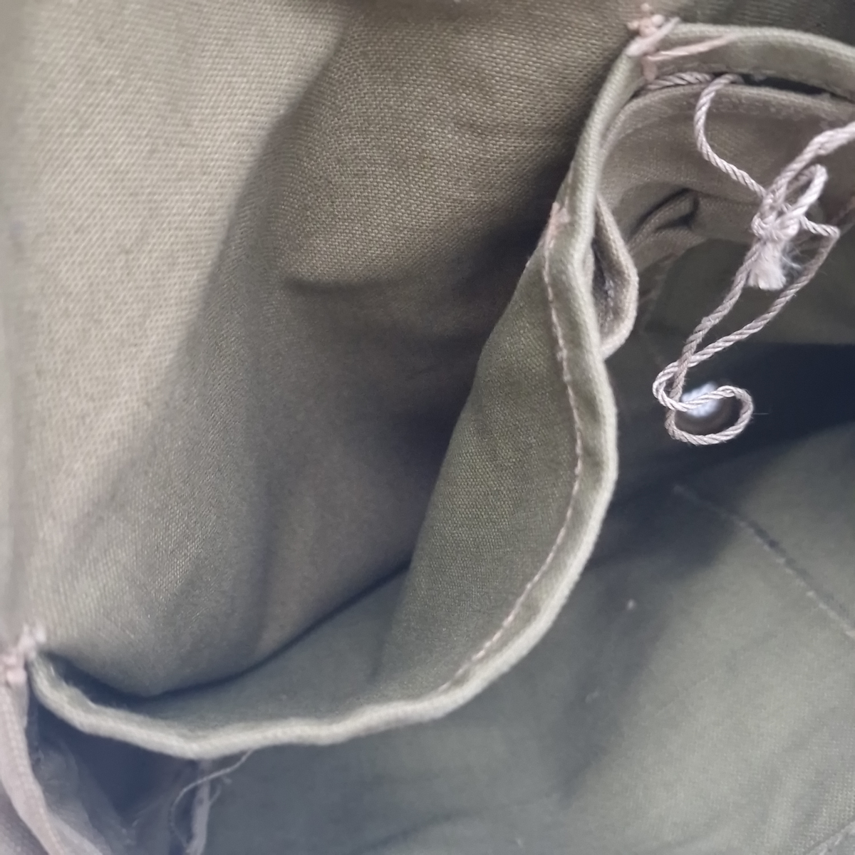WWII Commonwealth Gas Mask Respirator Transit Bag Canvas Named