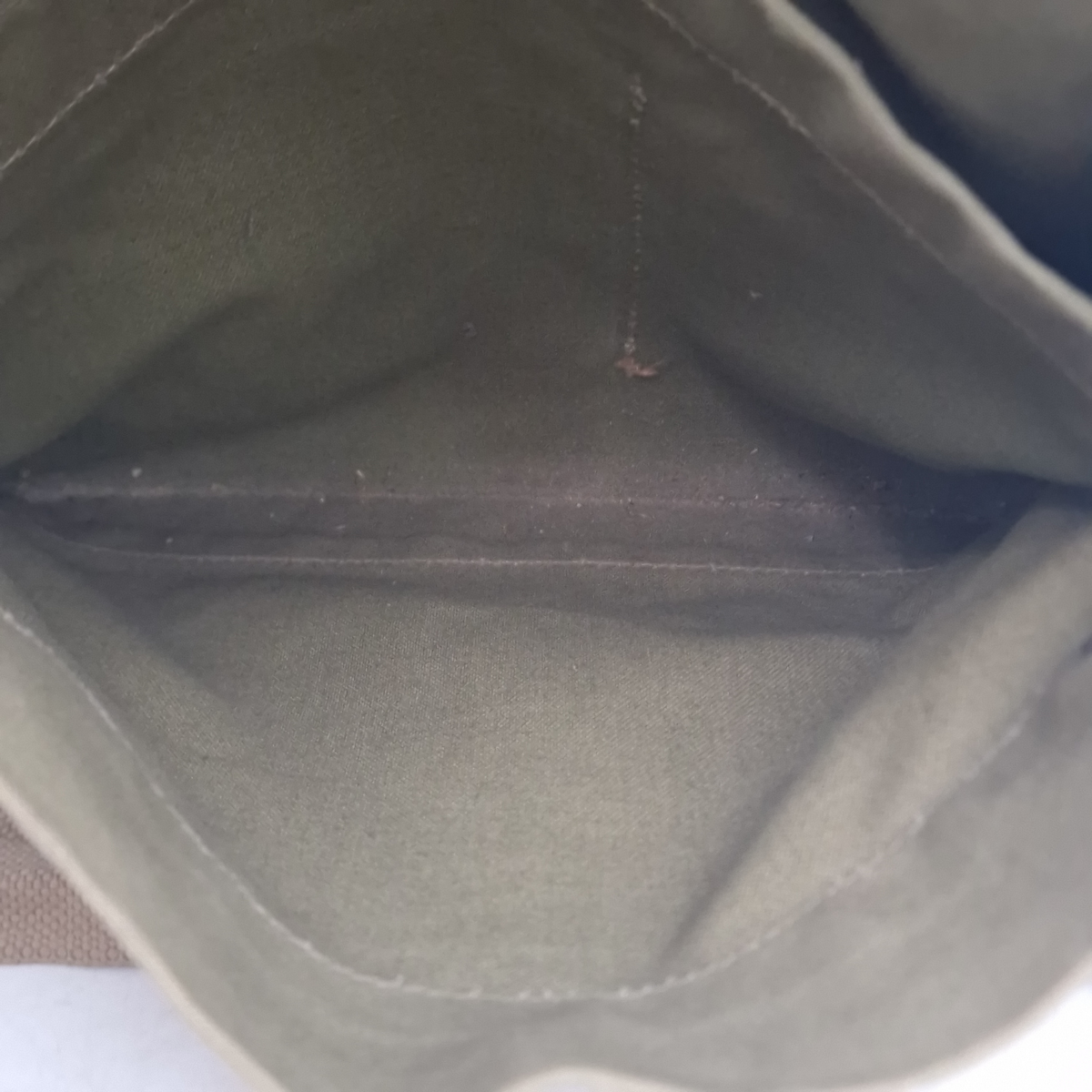 WWII Commonwealth Gas Mask Respirator Transit Bag Canvas Named