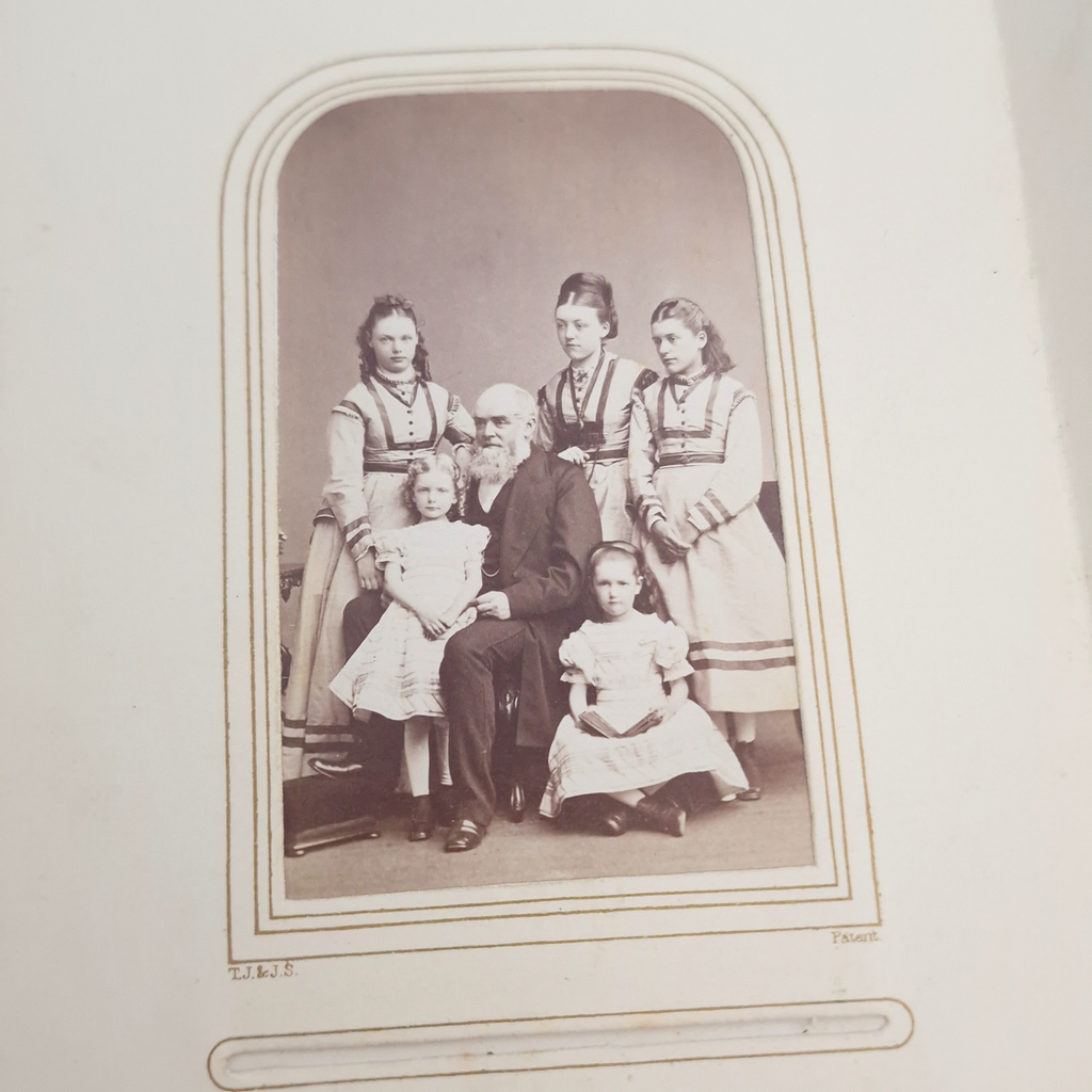 Victorian CDV Photo Album c1860s-1880s 37 Portrait Photographs
