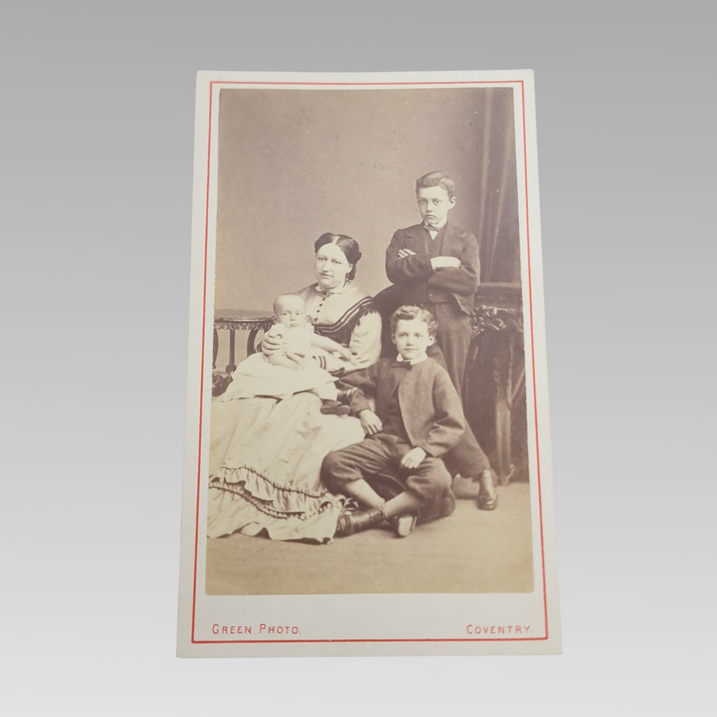 Victorian CDV Photo Album c1860s-1880s 37 Portrait Photographs