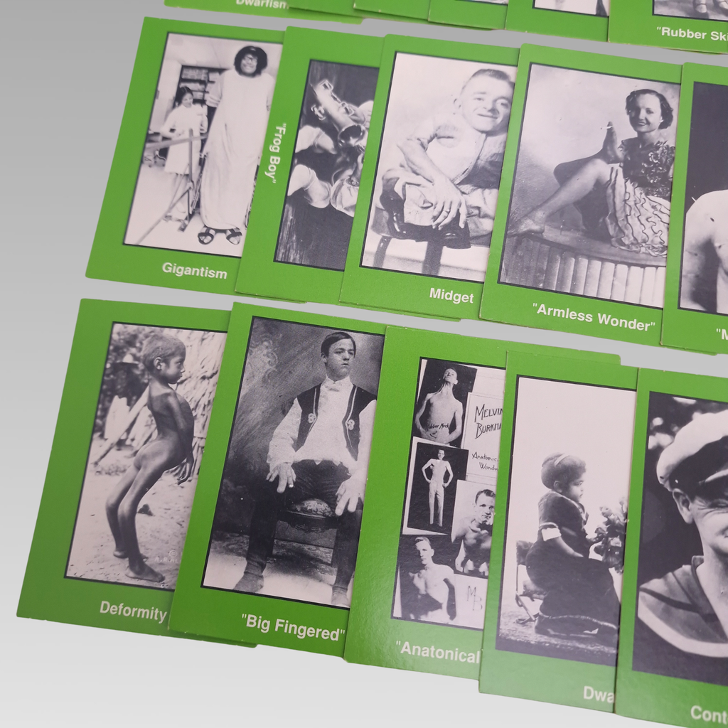 Human Freaks & Oddities Series IV Complete 40 Trading Card Set Boxed