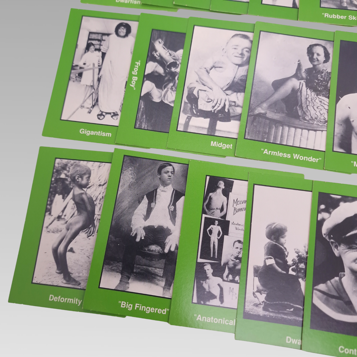 Human Freaks & Oddities Series IV Complete 40 Trading Card Set Boxed