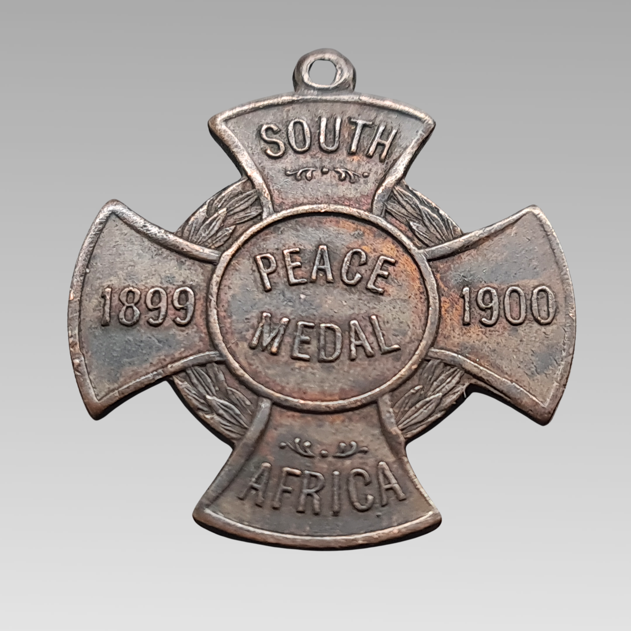 Antique Victorian cross medal Boer War commemorative piece