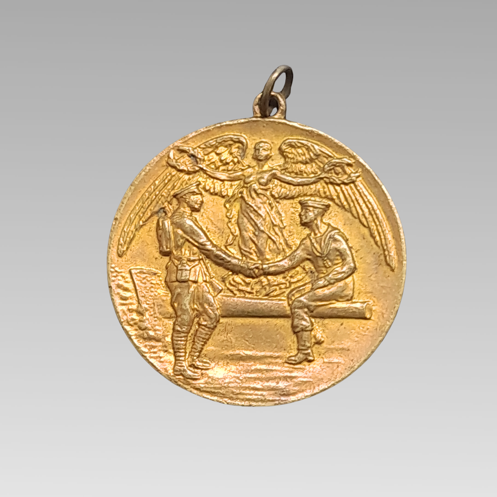 Bournemouth 1919 Peace Medal WW1 Commemorative Gilt Bronze