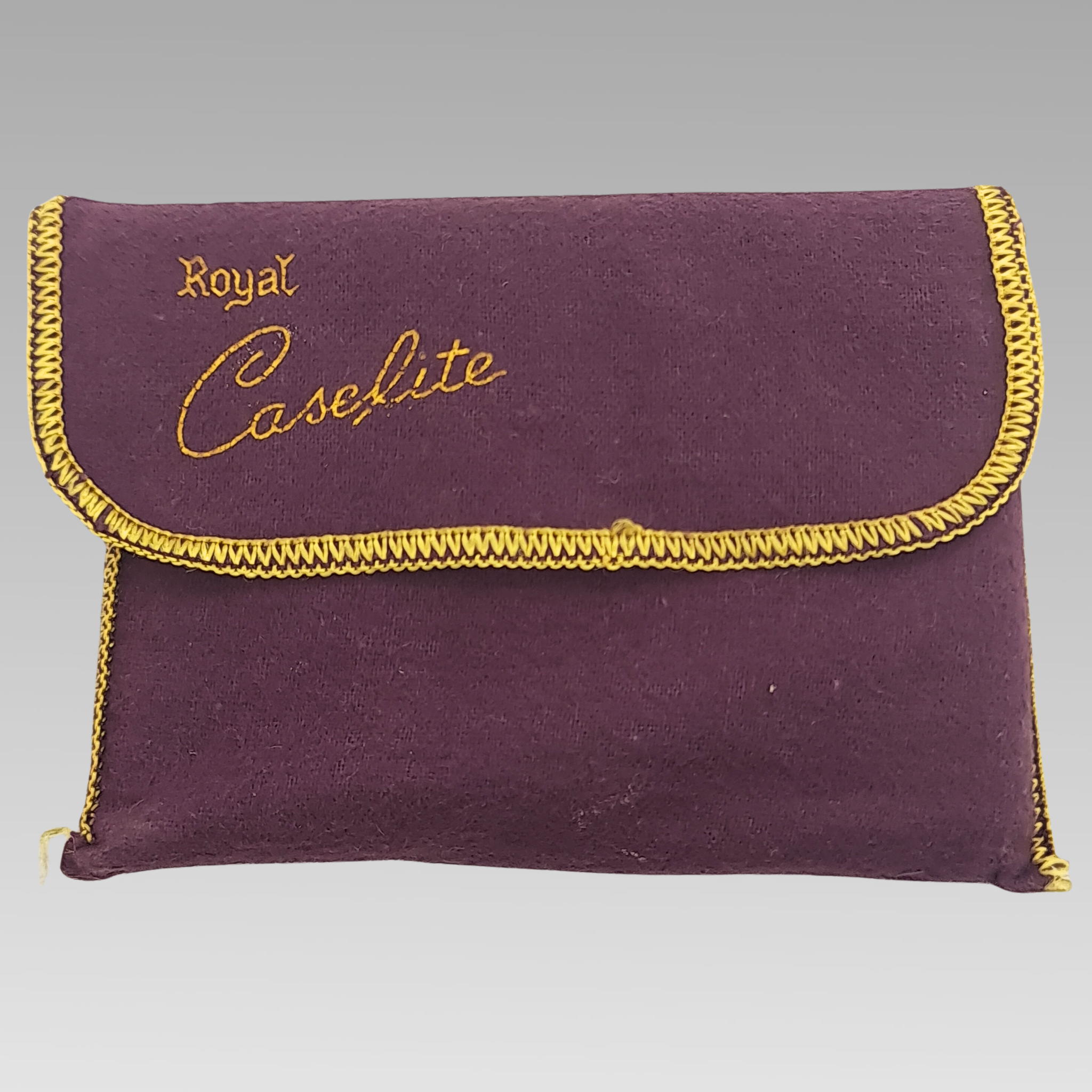 Vintage Royal Caselite Cigarette Case & Lighter Set c1950