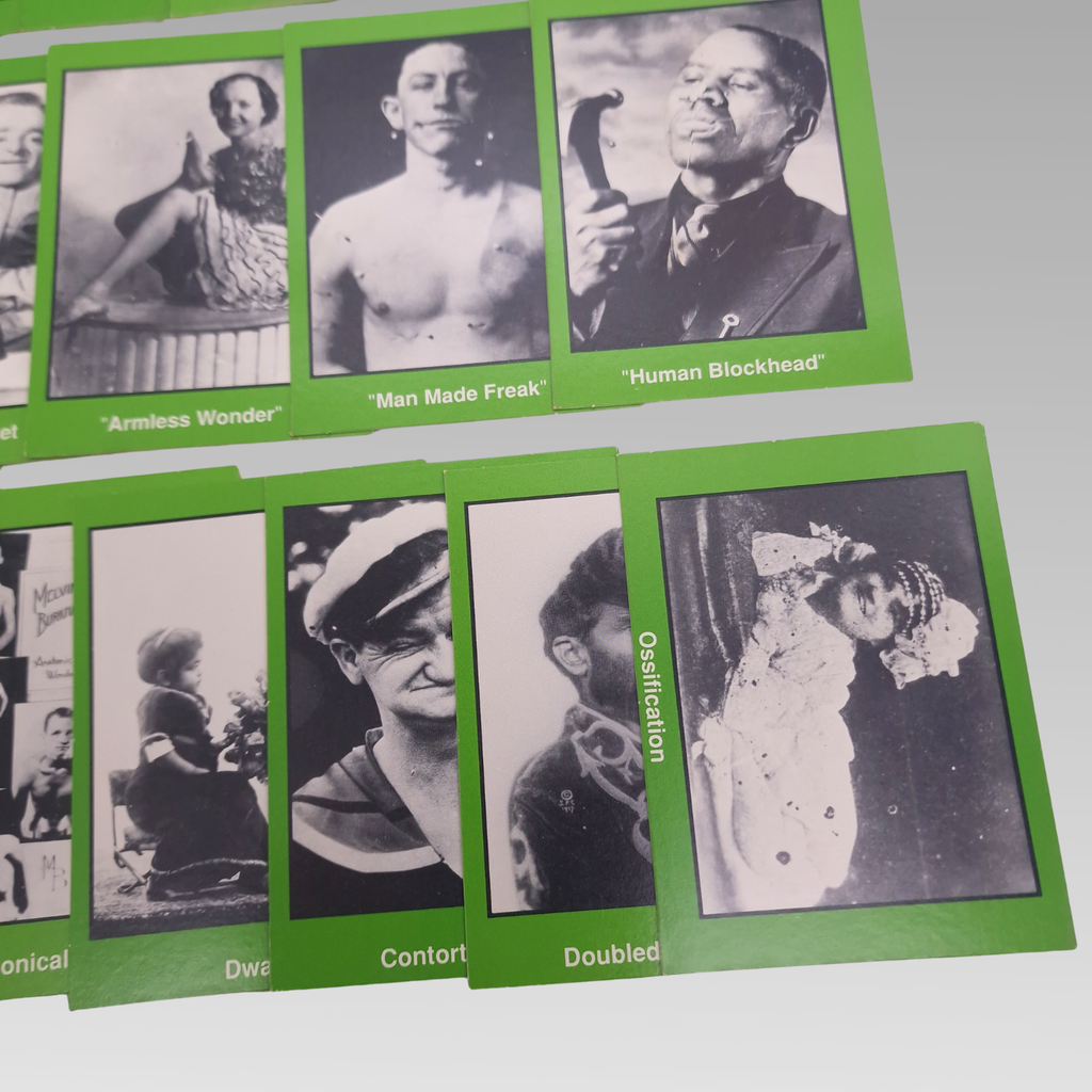 Human Freaks & Oddities Series IV Complete 40 Trading Card Set Boxed