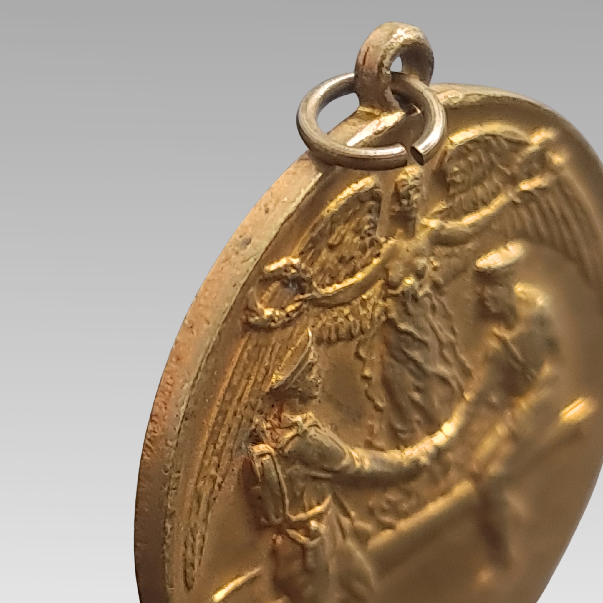 Bournemouth 1919 Peace Medal WW1 Commemorative Gilt Bronze