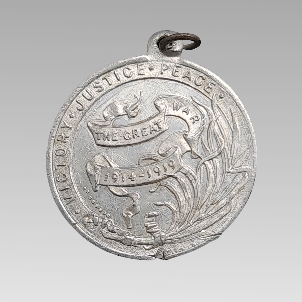 WW1 Victory Peace Medal British Commonwealth 1919 Aluminium