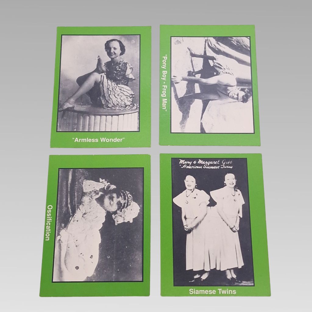 Human Freaks & Oddities Series IV Complete 40 Trading Card Set Boxed