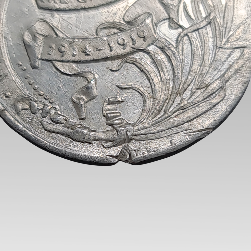 WW1 Victory Peace Medal British Commonwealth 1919 Aluminium