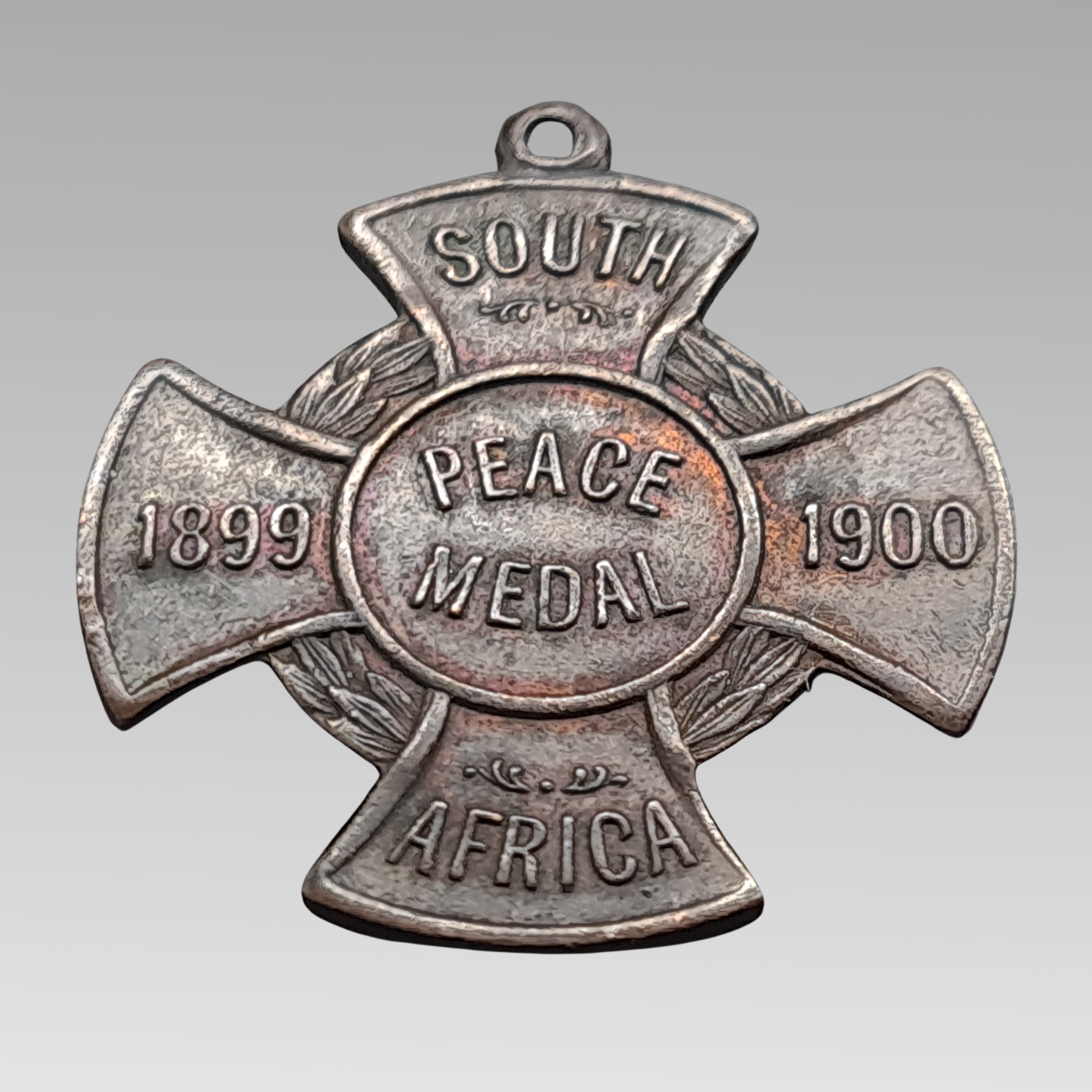 Boer War 1899–1900 South Africa Peace Medal Queen Victoria