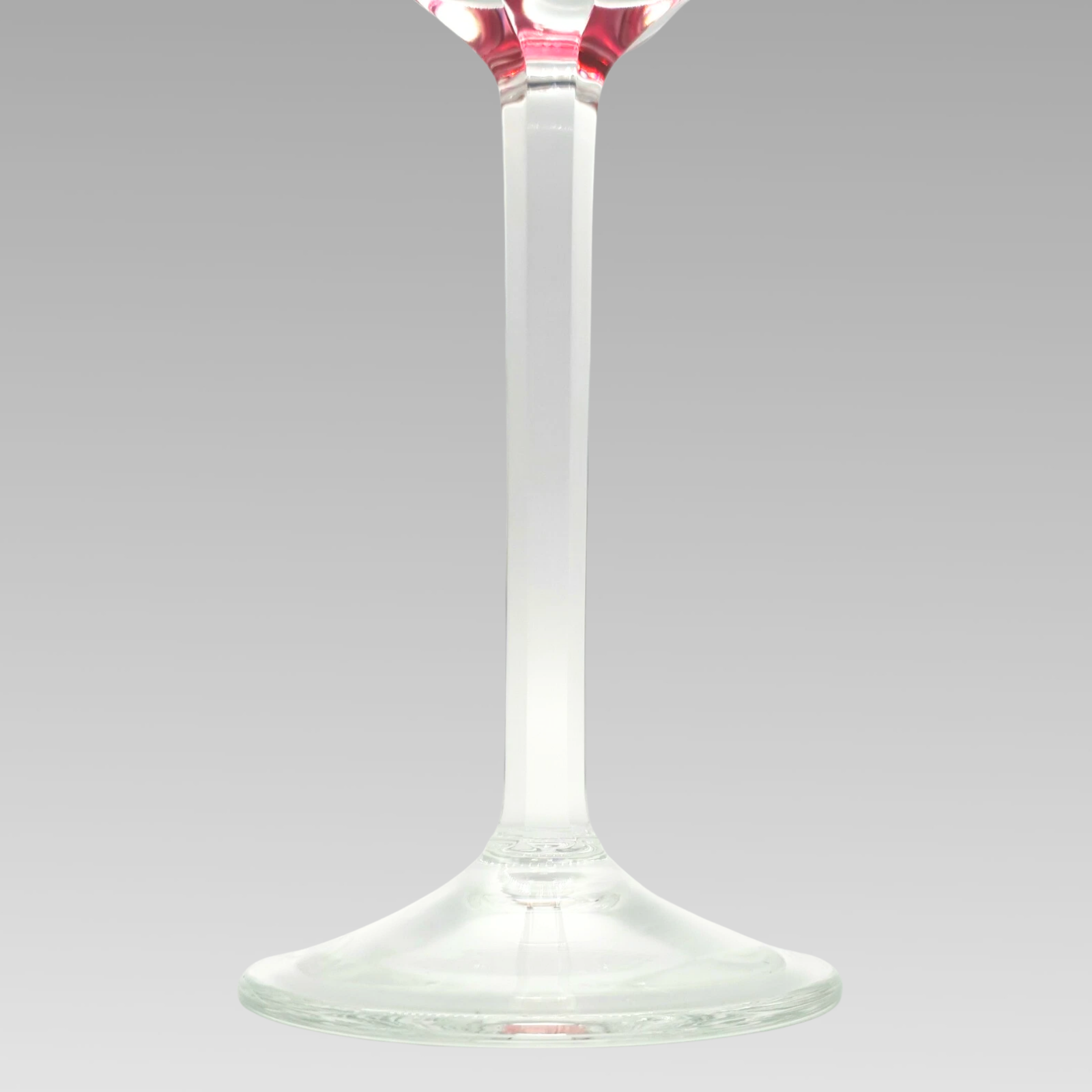 Moser Lady Hamilton Rose Hock Wine Glass Crystal