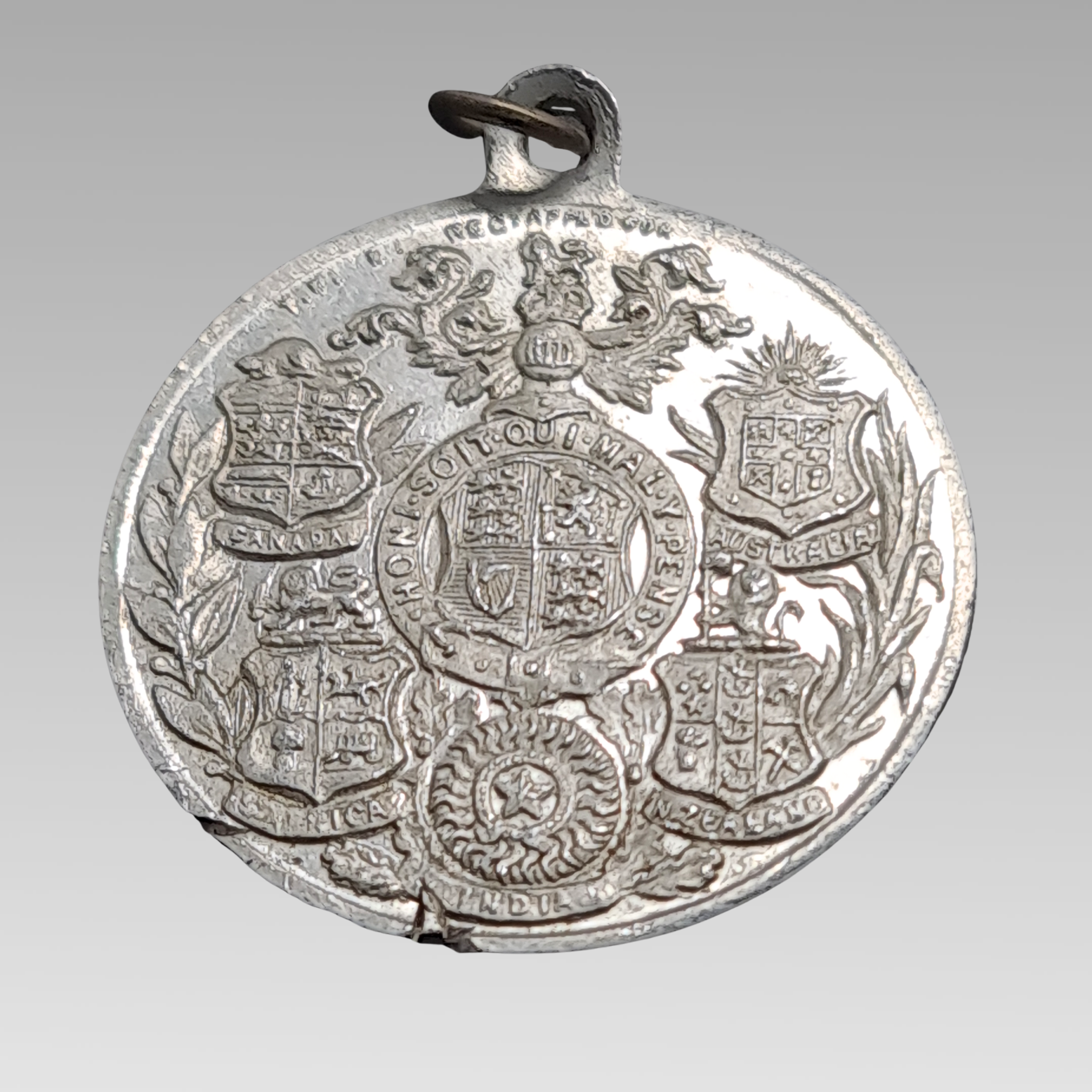 WW1 Victory Peace Medal British Commonwealth 1919 Aluminium