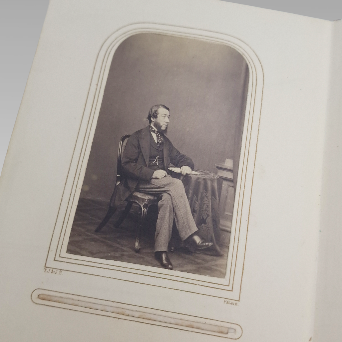 Victorian CDV Photo Album c1860s-1880s 37 Portrait Photographs