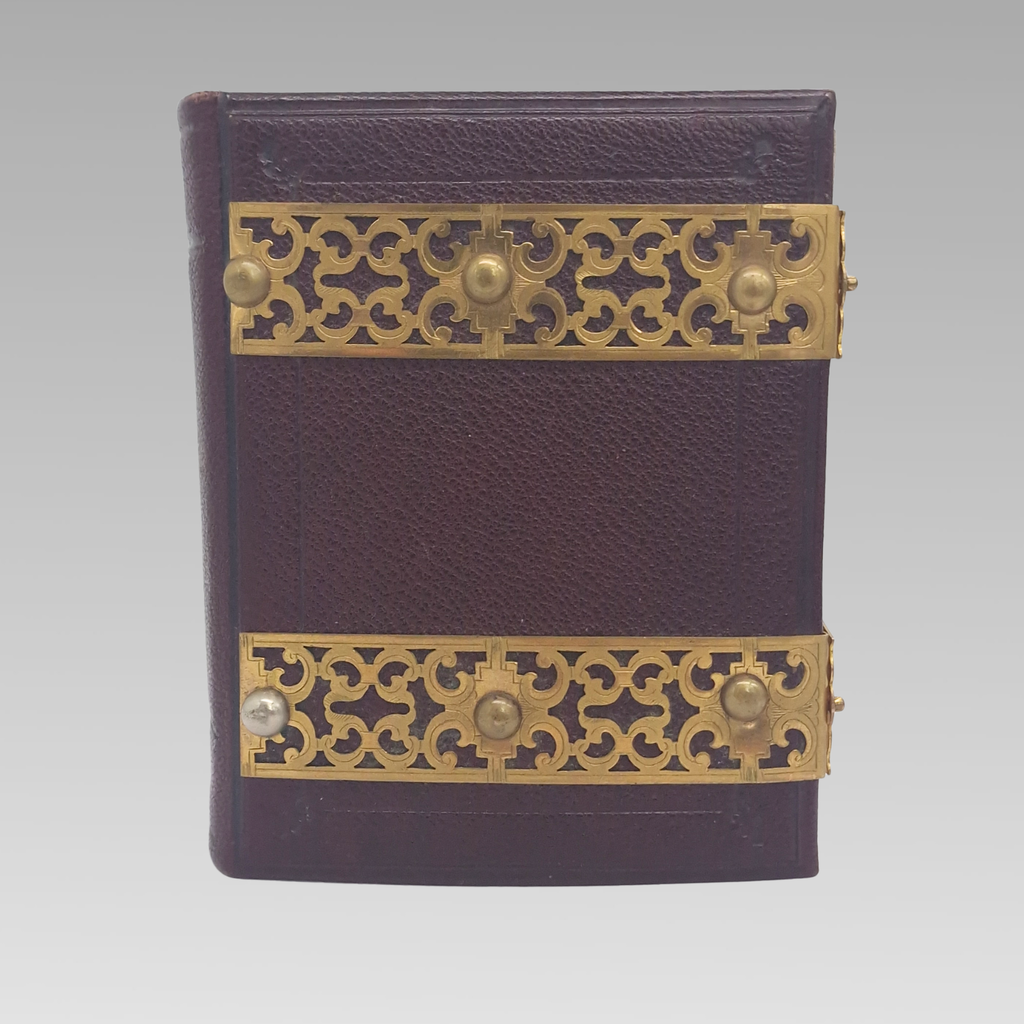 Victorian CDV Photo Album c1860s-1880s 37 Portrait Photographs