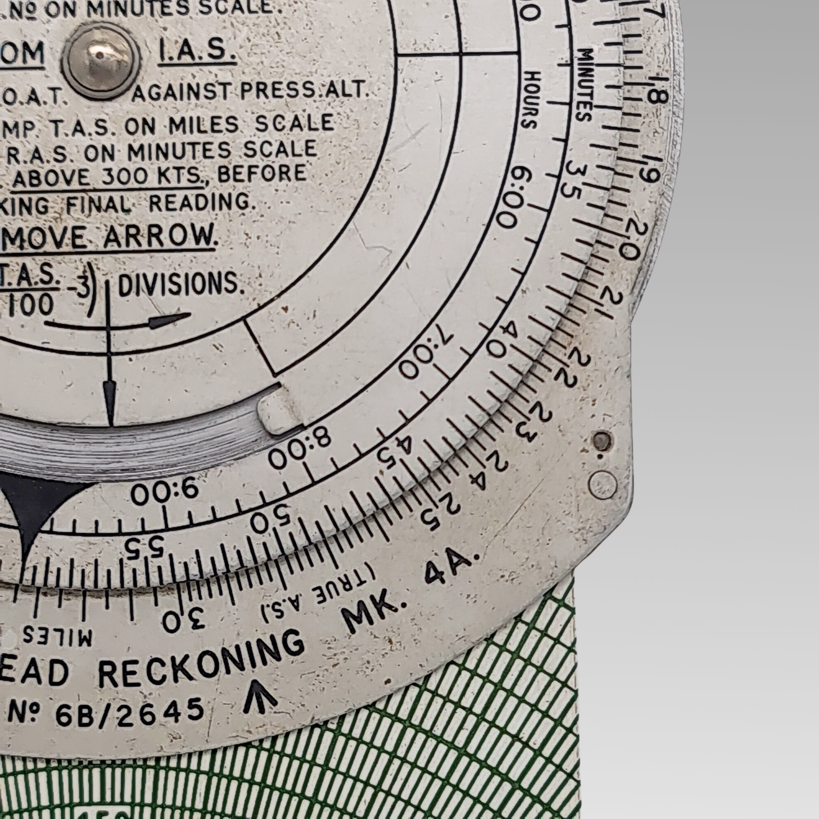 Vintage RAF Dead Reckoning Computer Mk 4A Air Navigation Flight Calculator