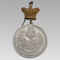 Smethwick 1919 peace medal with crown suspension Fenwick Birmingham