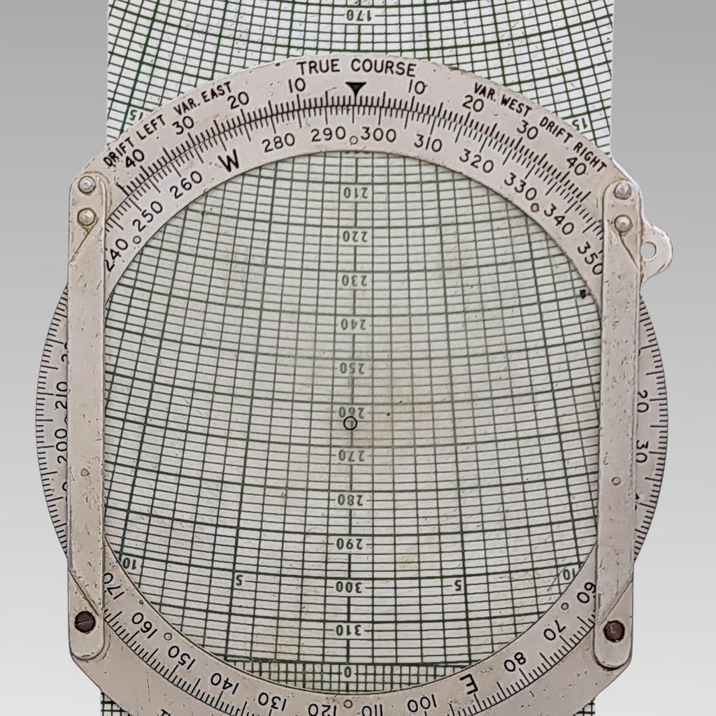 Vintage RAF Dead Reckoning Computer Mk 4A Air Navigation Flight Calculator
